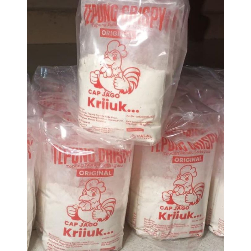 

Tepung Crispy Kriuk Serbaguna Original Cap Jago 1 PCS
