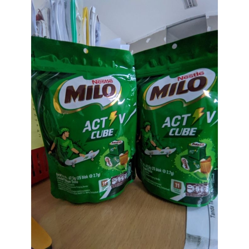 

Milo Nestle Act Cube 67.5gram (Isi 25 Cube)