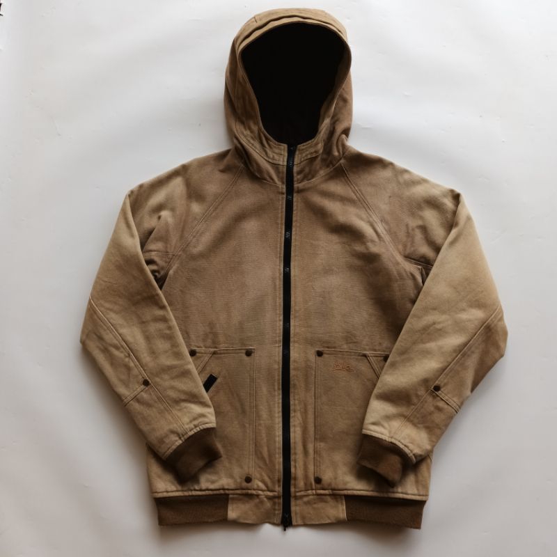 OCTOPUS ARMY DUCK CANVAS ACTIVE JACKET DOUBLE ZIPPER