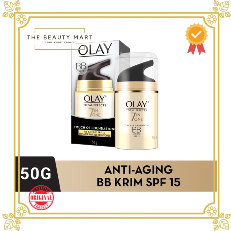 Olay Total Effects 7in1 Touch of Foundation BB Cream SPF 15 50gr
