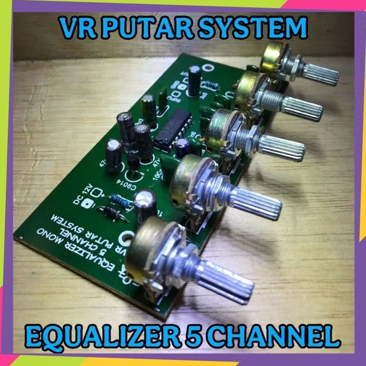 kit equalizer 5 chanel.