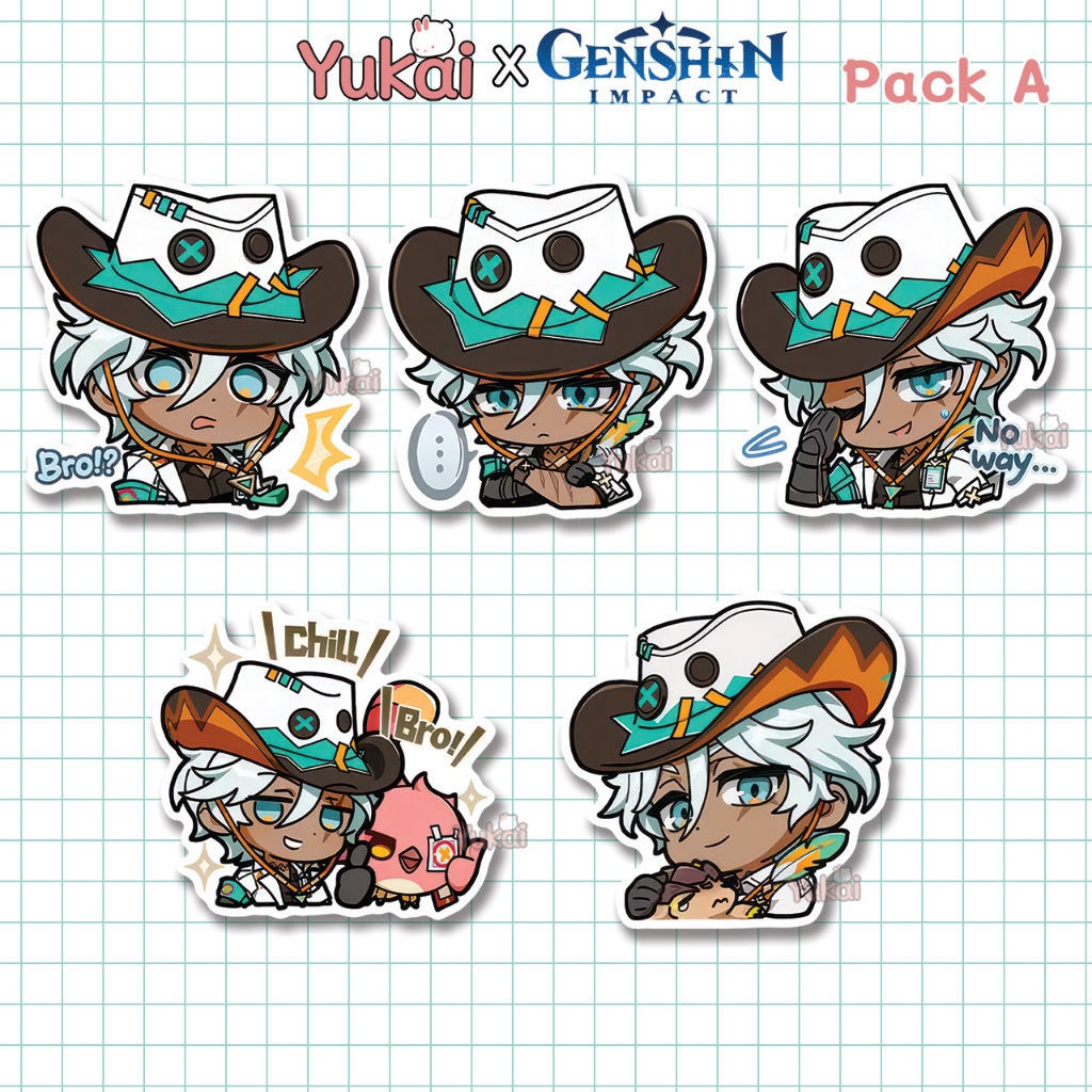 

Stiker Ifa Genshin Impact Premium - Sticker Pack Anime Waterproof