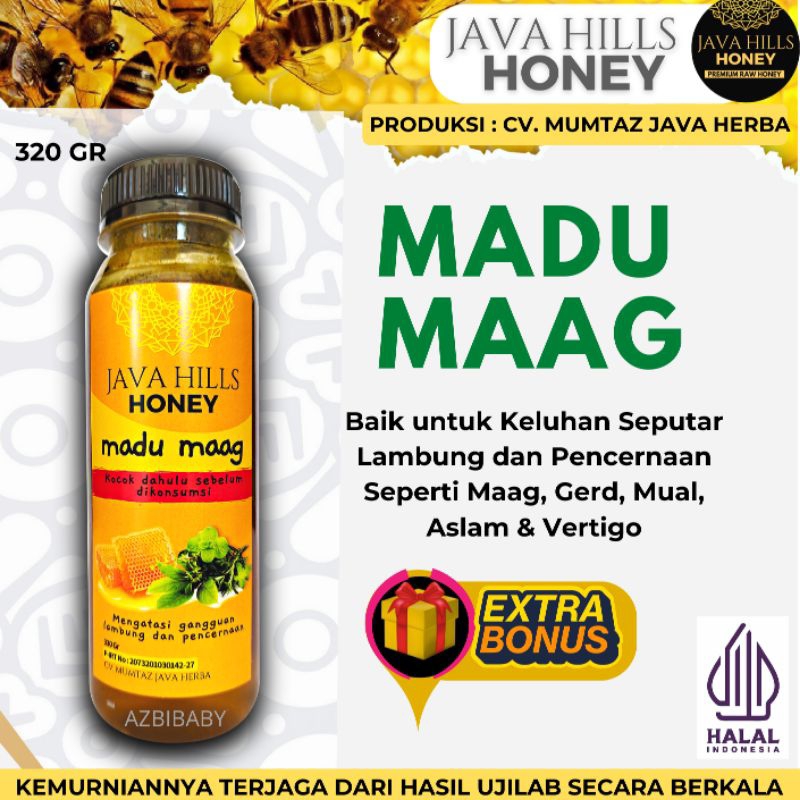 

Madu maag Javahills 320gr java hills honey atasi asam lambung