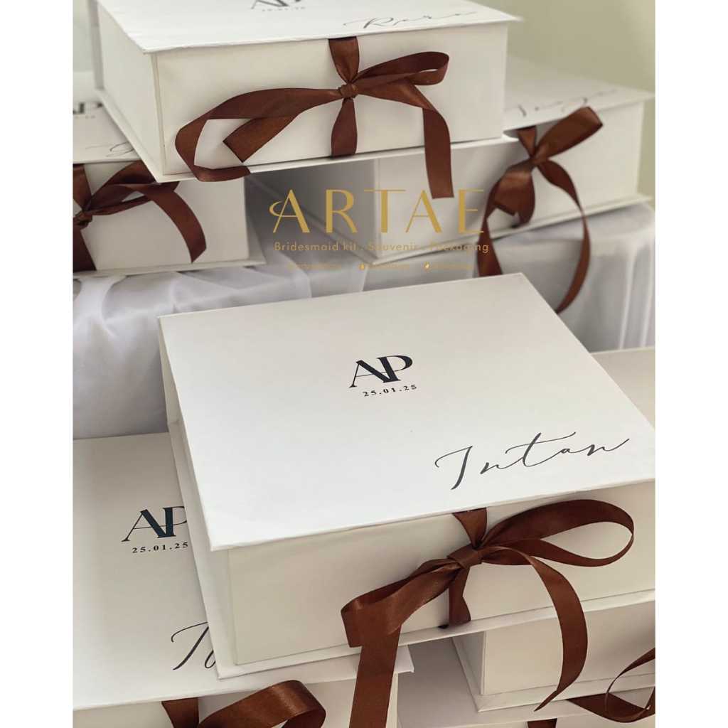 

(TANPA MINIM ORDER) Hardbox Bridesmaid,Packaging shop, Giftbox Ulang tahun, Natal, Idul Fitri & Tasyakuran