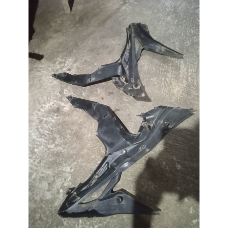 Sayap samping Sonic 150 R Fi led original copotan Tebeng kanan kiri under cowl cover body depan