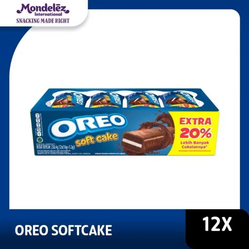

Oreo Soft Cake Isi 12 x 16 gram