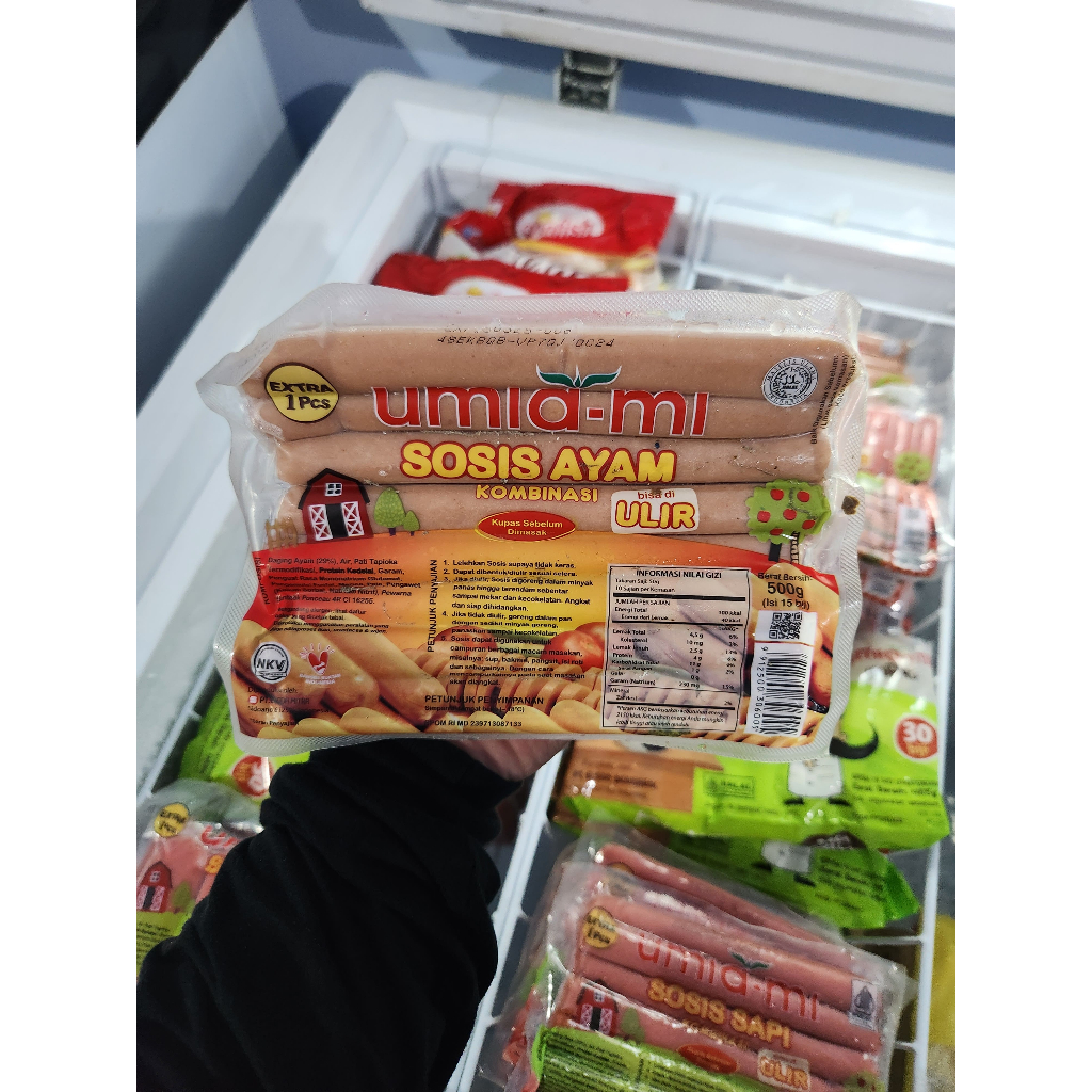 

UMIAMI - Sosis Ayam Ulir 15pc 500gr