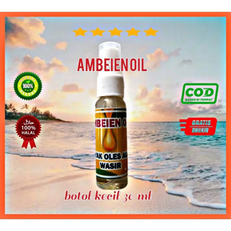 ambeien oil minyak alami ampuh sembuhkan ambeien/wasir resep JSR 30ml