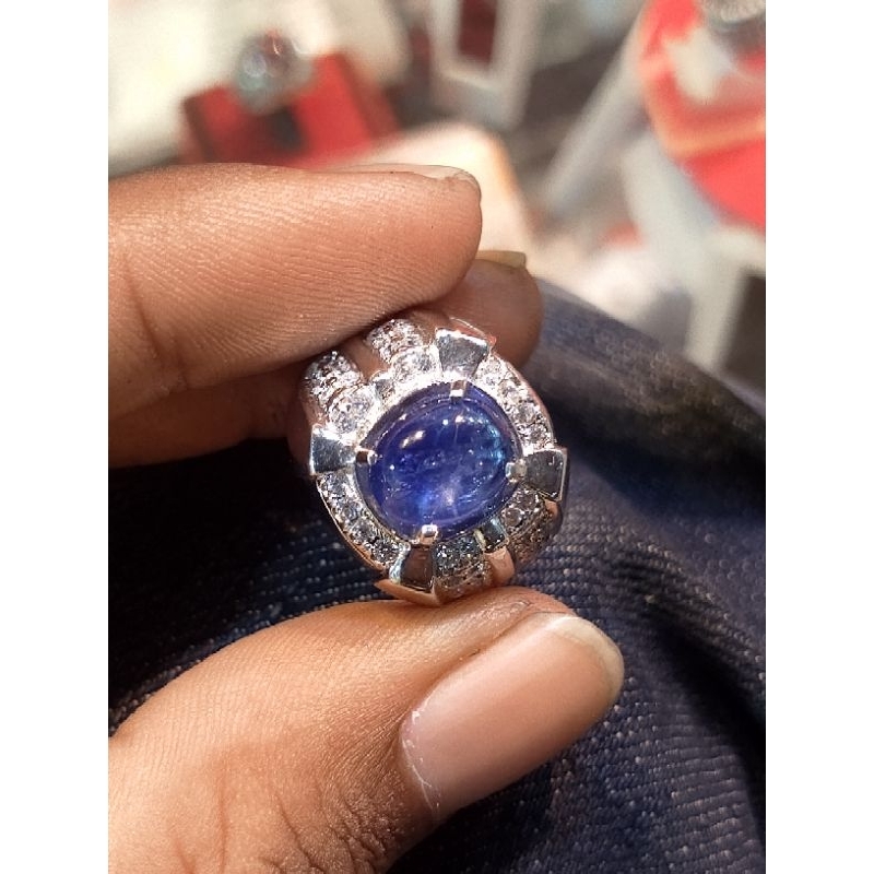 Natural Blue Sapphire Cabochon