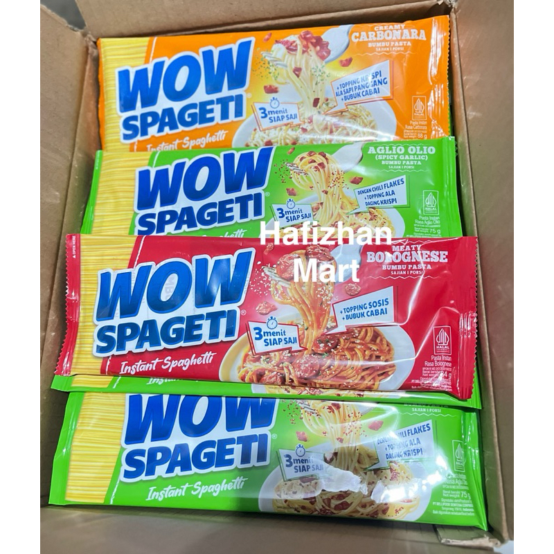 

Wow spaghetti isi 5 Carbonara,bolognese & Aglio