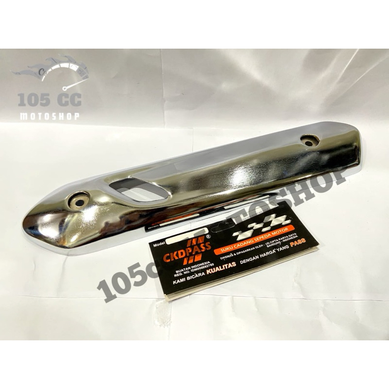 Cover/Pelindung/Pengaman besi knalpot Yamaha Vega zr high quality