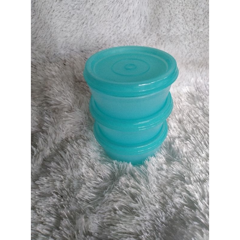 mini round Tupperware BARU ( 3)pcs