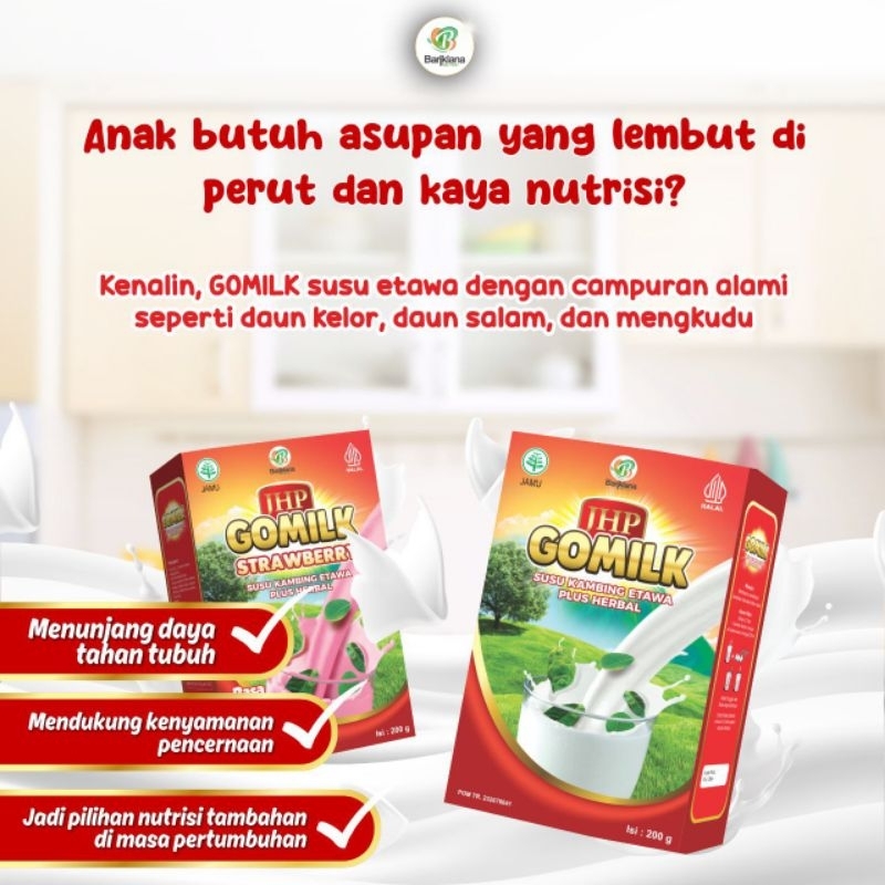 

Gomilk susu kambing Etawa bubuk 200gr