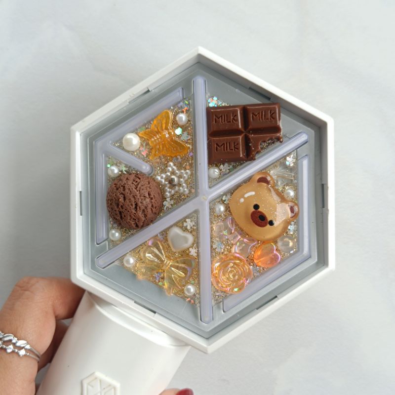 Deco Lightstick EXO eribong ver. 3 Kai Kaion Kim Jongin Bear Beruang by choupettelun