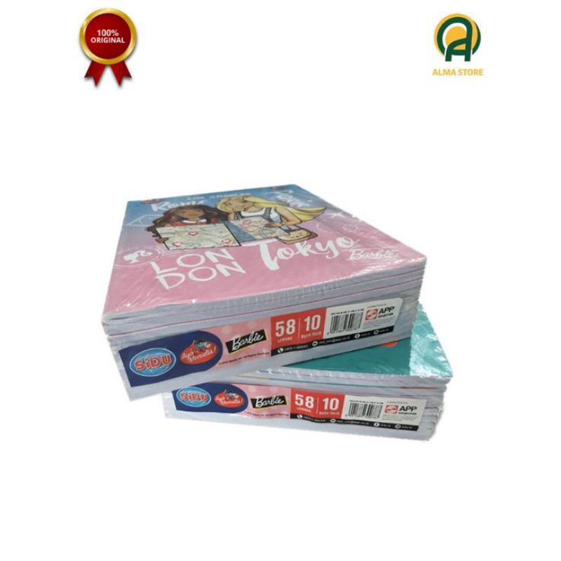

buku tulis sidu 1 pack 10 pcs 58 lembar
