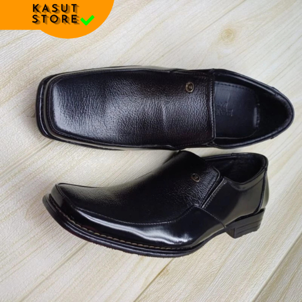 Bally Pantofel Sepatu Kantoran Pria Hitam Elegan Nyaman