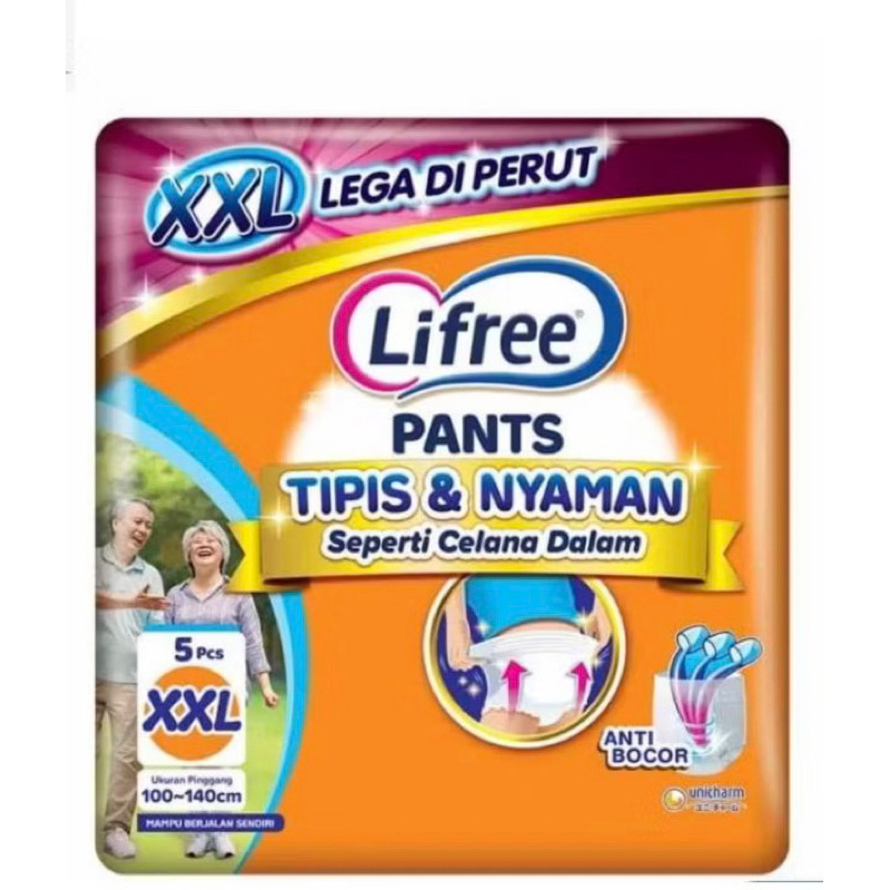Lifree pampers orang tua XXL 5pcs