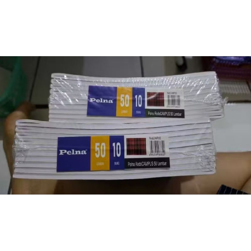 

[10 Buku Panjang] PELNA RedsCAMPUS - 50 LEMBAR - BUKU PANJANG BOXY
