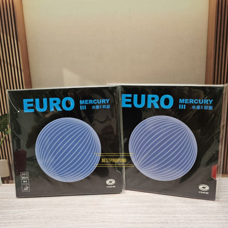 YINHE mercury 3 EURO karet bet pingpong