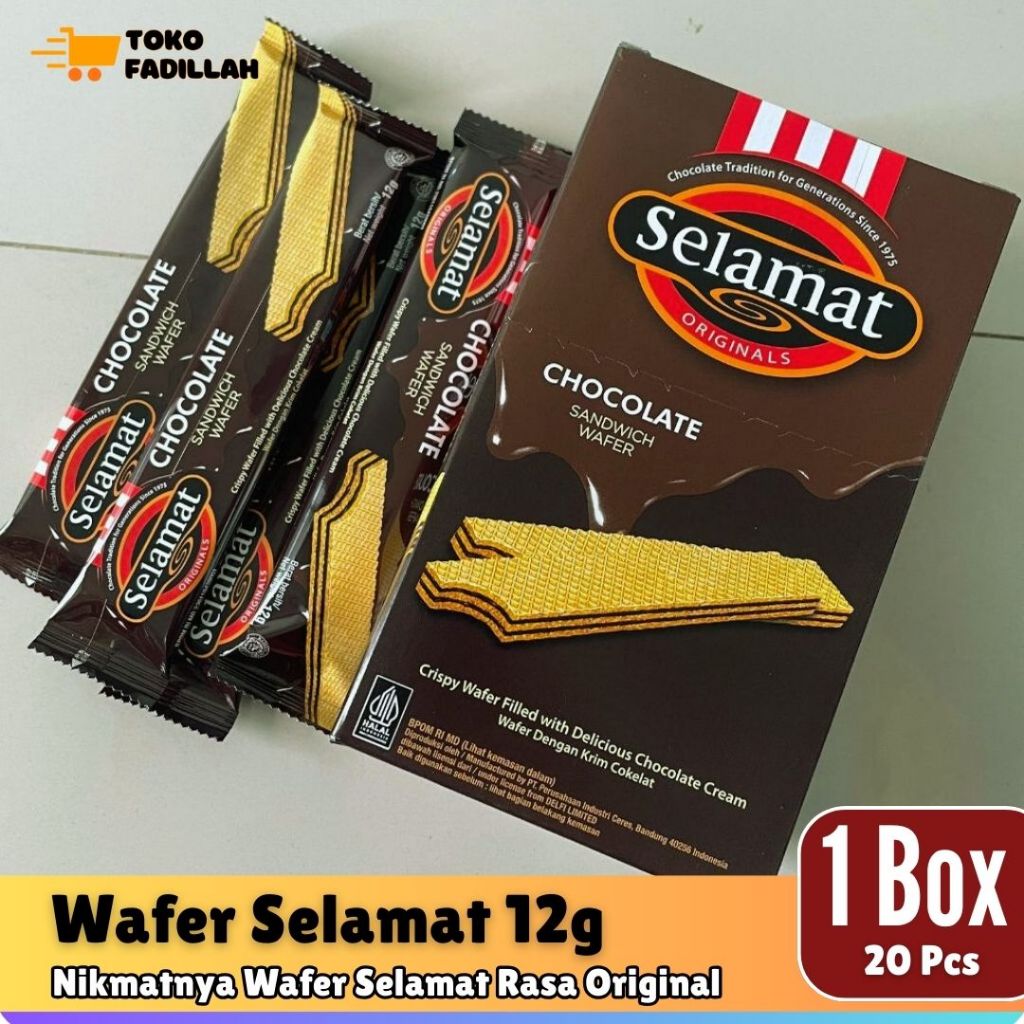 

Wafer Selamat 12 gr - 1 Box isi 20 pcs