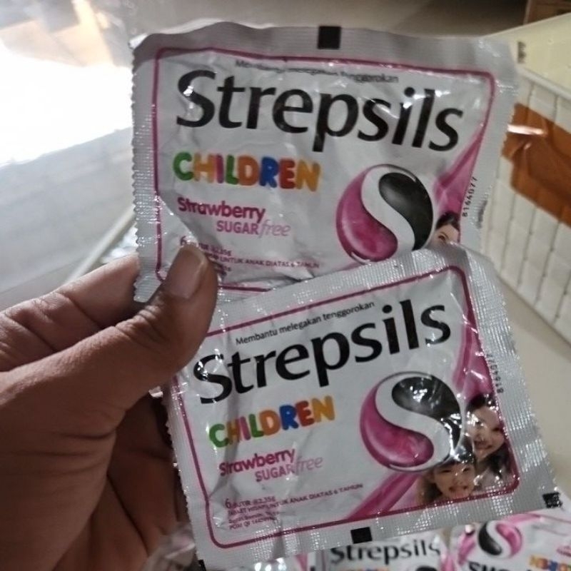 

Strepsils children strawberry sugar 6 butir