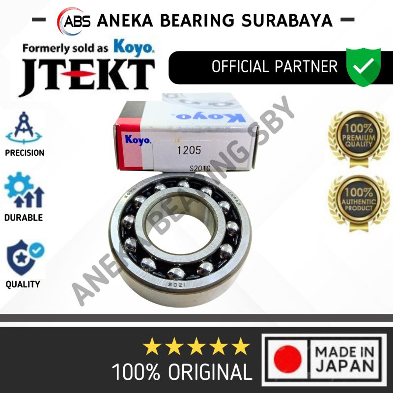 DOUBLE PELOR BEARING AS KRUK 1205 C3 KOYO JEPANG RX KING JUPITER Z