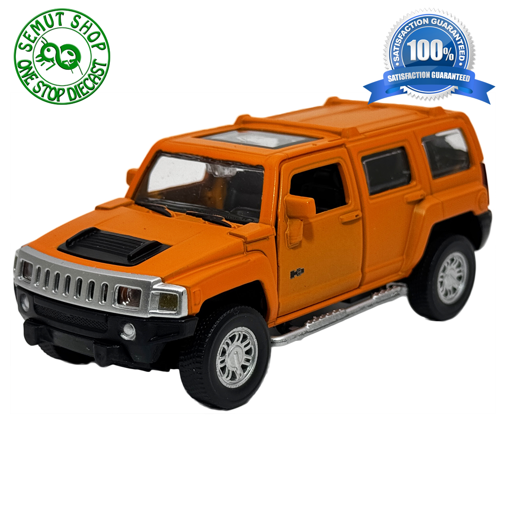 Apolo MSZ 2009 Hummer H3 Orange Miniatur Diecast Mobil Hummer H3