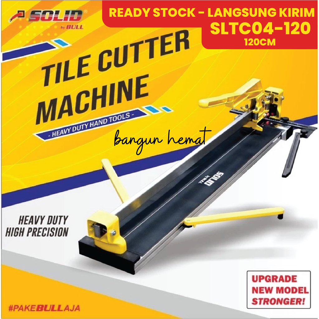 SOLID Tile Cutter – Alat Potong Keramik & Granit 120cm Meja Manual