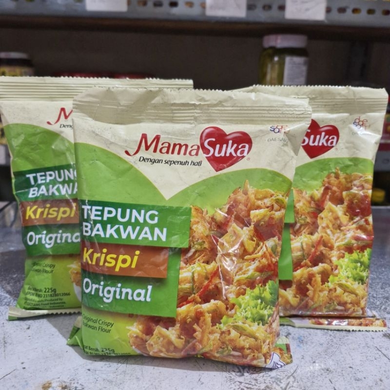 

MAMASUKA TEPUNG BAKWAN 225 GR / MAMA SUKA TEPUNG BAKWAN
