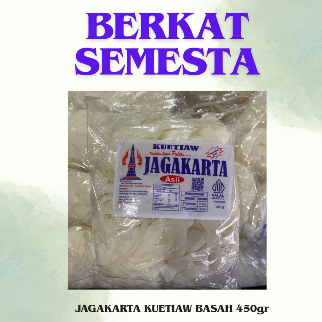 

Kuetiaw Basah 450gr Asli merk Jagakarta