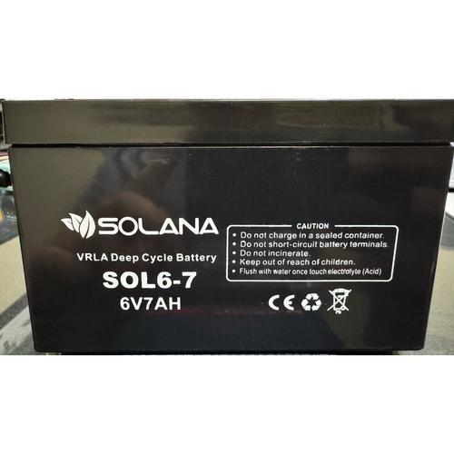AKI BATTERY VRLA SOLANA NP 7AH 6VOLT
