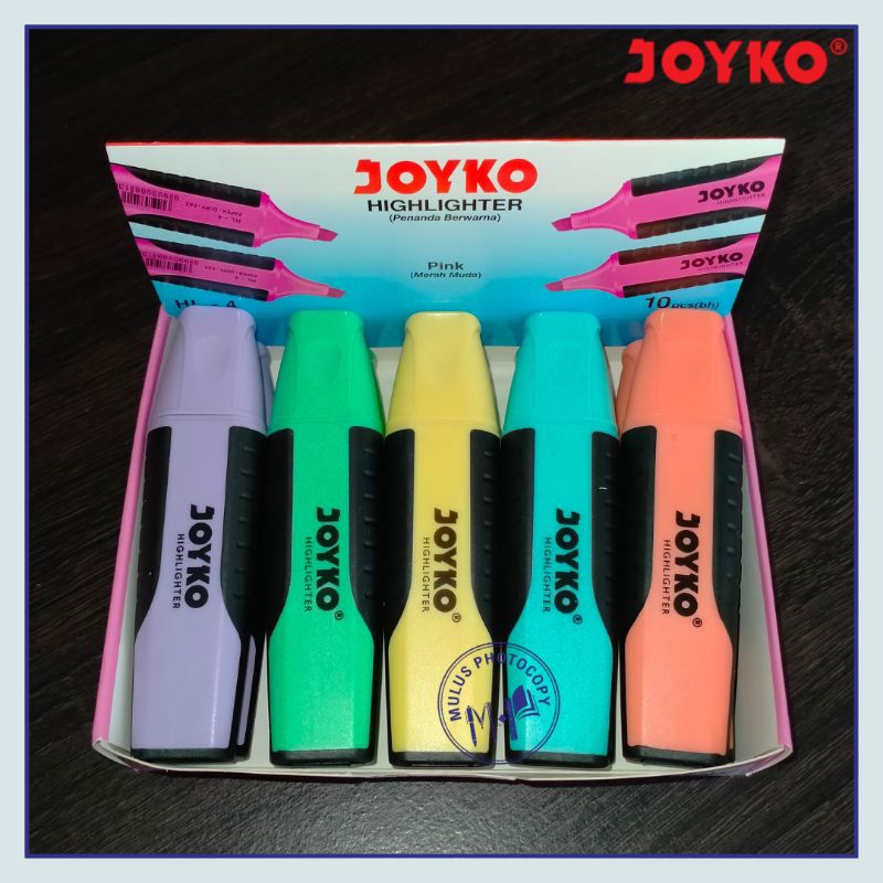 

joyko Highlighter Penanda Berwarna Basic / Pastel Color Stabilo