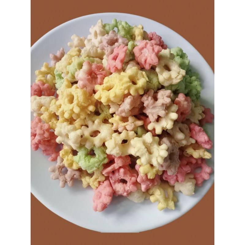 

Bunga sakura cin-cin snack kiloan berat isi 500 gram - KUMPUL SNACK
