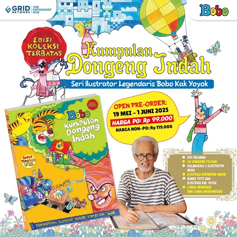 Ready stok Bobo Kumpulan Dongeng Indah