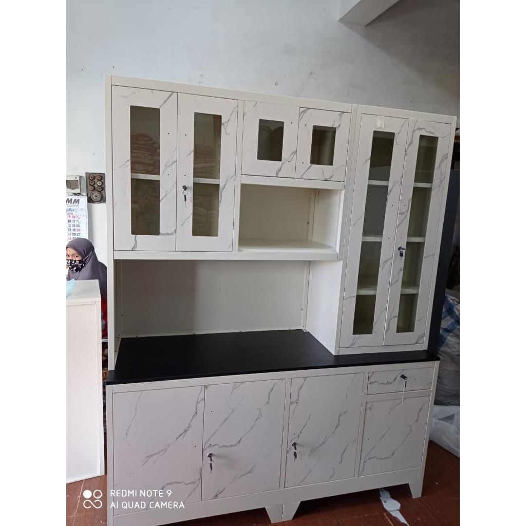Kitchen Cabinet Besi - Kitchen Set Besi - Lemari Dapur Besi 446 ST