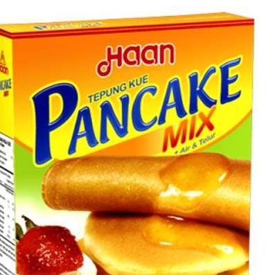 

Bahan Kue Tepung Roti Haan Pancake Mix Ori 180 Gram Tepung Serbaguna Cake Kue Premix Original