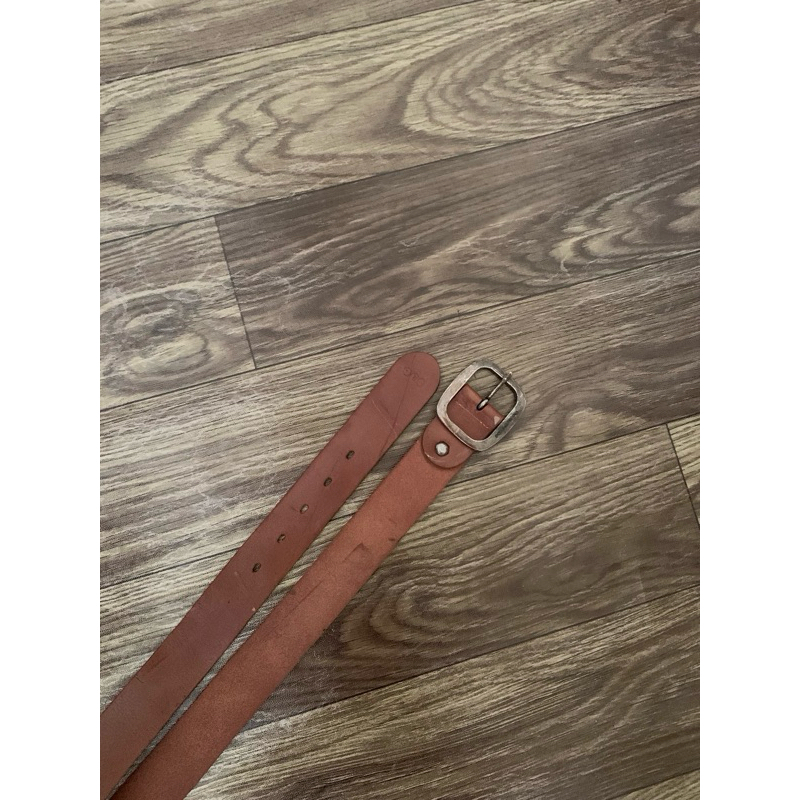 Ikat Pinggang DOLCE AND GABBANA Branded Leather Mens Belt