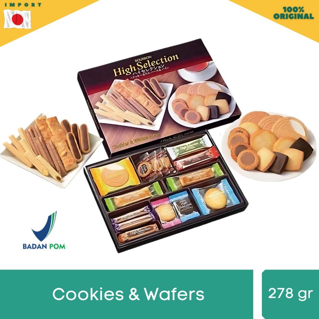 

Bourbon High Selection - Aneka biscuit khas Jepang