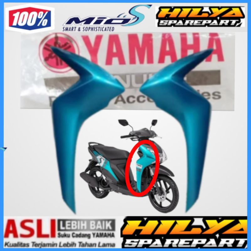 B3B-F835U-00-P6 B3B-F835V-00-P6 PANEL SAYAP DEPAN MIO S 125 KANAN KIRI ORIGINAL YAMAHA