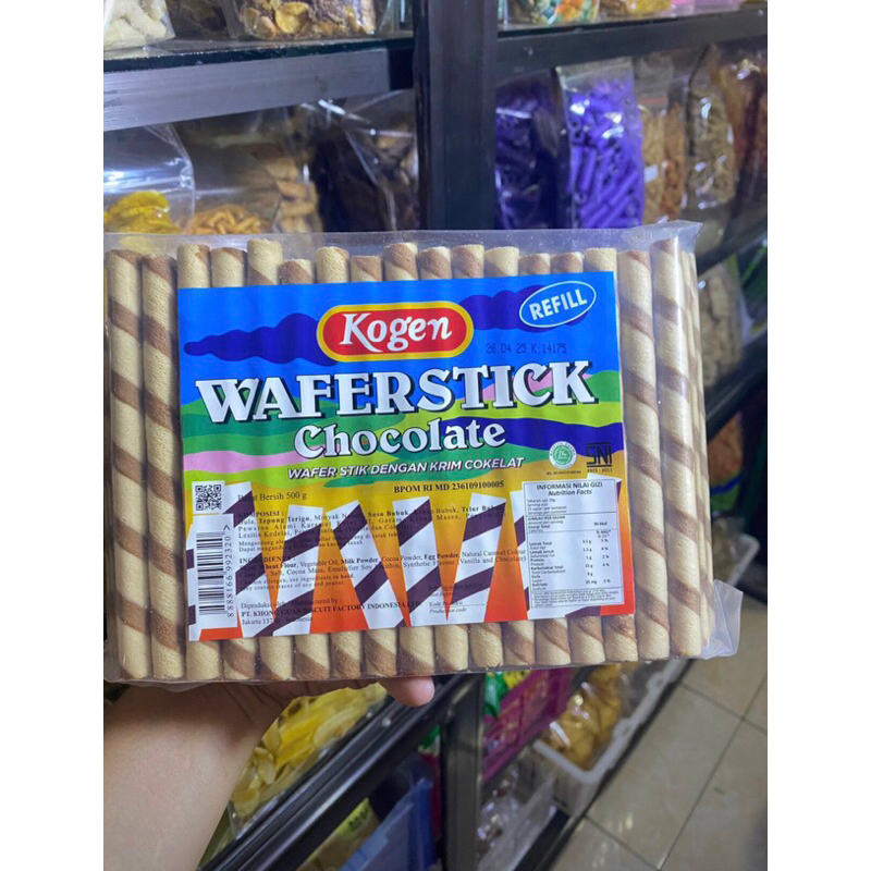 

Astor Coklat Kogen Kemasan 500 gram Wafer Stick Chocolate