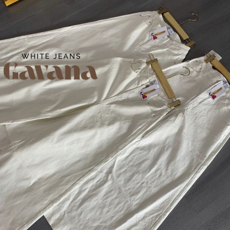 GAVANA KULOT - Highwaist Kulot Jeans Wanita