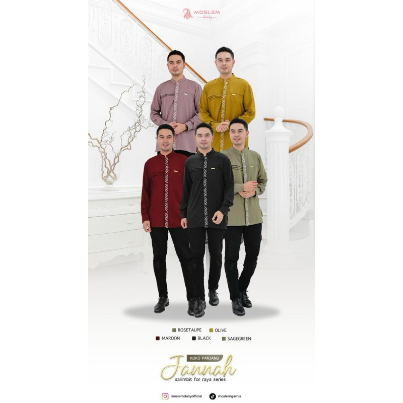 READY STOCK FAMILY SET JANNAH BY MOSLEM DAILY