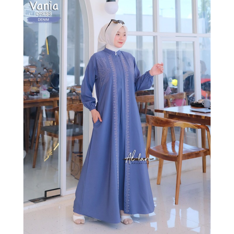 REGINA VANIA DRESS BY ALFARO DRESS MEWAH KEKINIAN FASHION KONDANGAN WANITA MUSLIM MATT TWISCONE GAMI