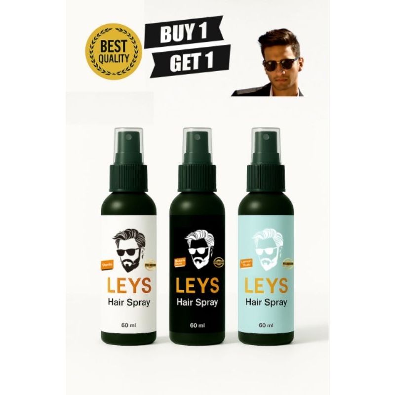 Minyak Rambut Semprot Leys by Arola -Pomade Spray Pria Anti Lengket & Wangi Tahan Lama