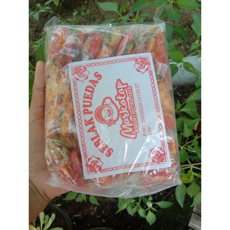 

Krupuk seblak MARKOTOP || 1 ball isi 20 biji || bisa COD seluruh indonesia