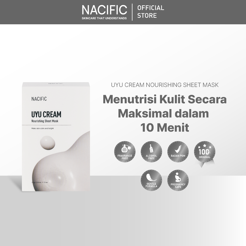 NACIFIC Uyu Cream Nourishing Sheet Mask