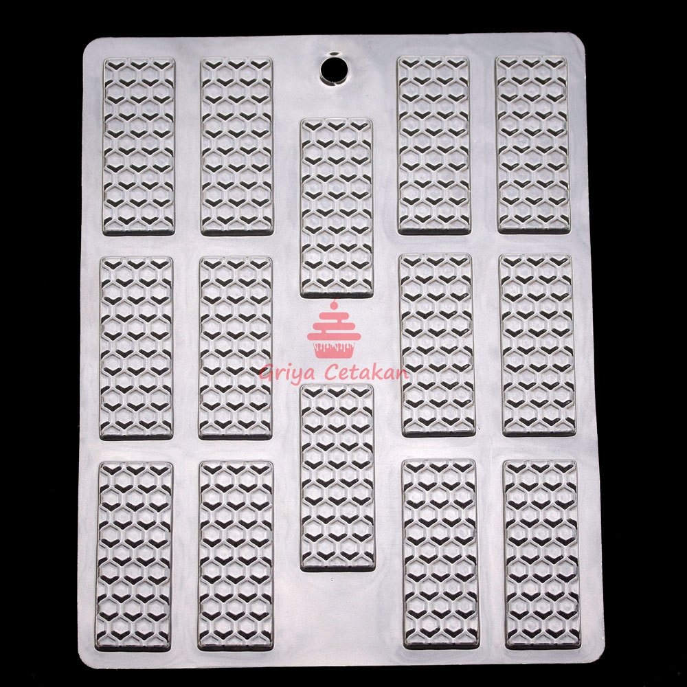 GC Cetakan Coklat Pagar Sarang Lebah Madu Plastik Dekorasi Kue