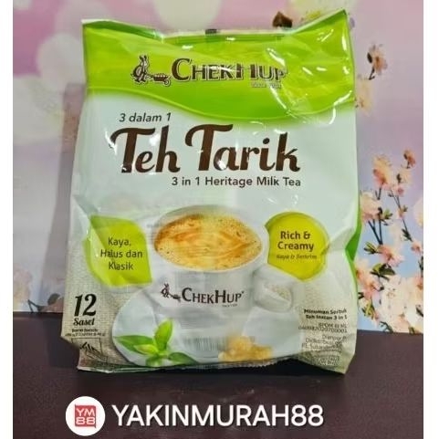 

CHEK HUP TEH TARIK MALAYSIA MILK TEA 12 SASET