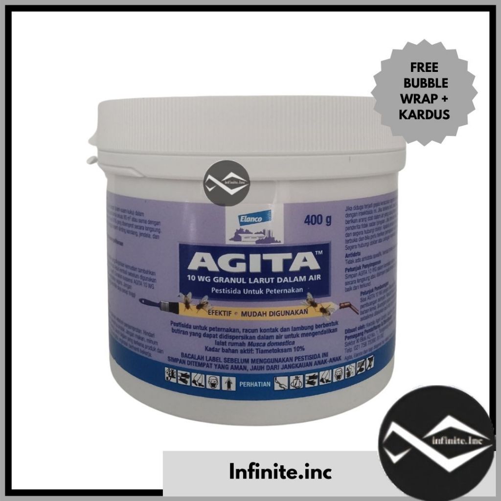 AGITA 10 WG 400 gram - OBAT RACUN PEMBASMI LALAT PALING AMPUH