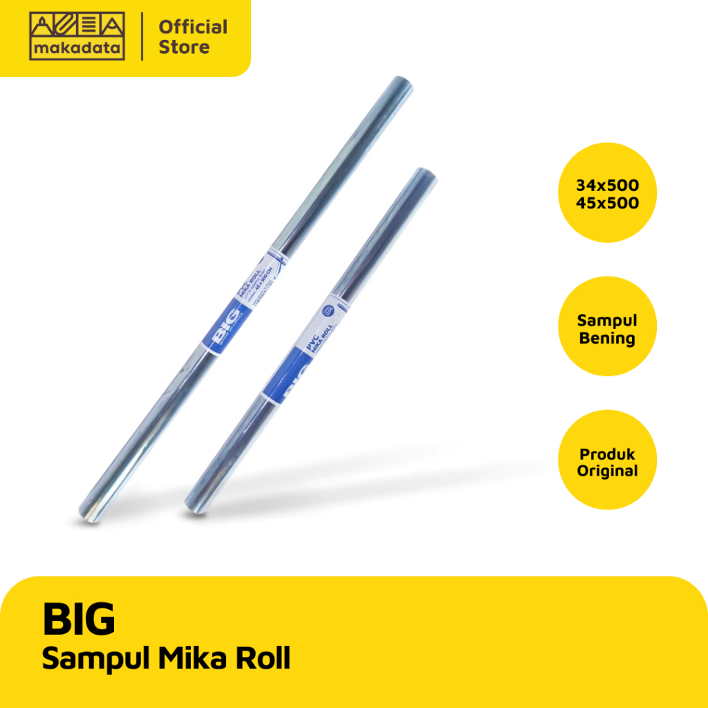 

BIG SAMPUL MIKA | SAMPUL BENING ROLL MURAH